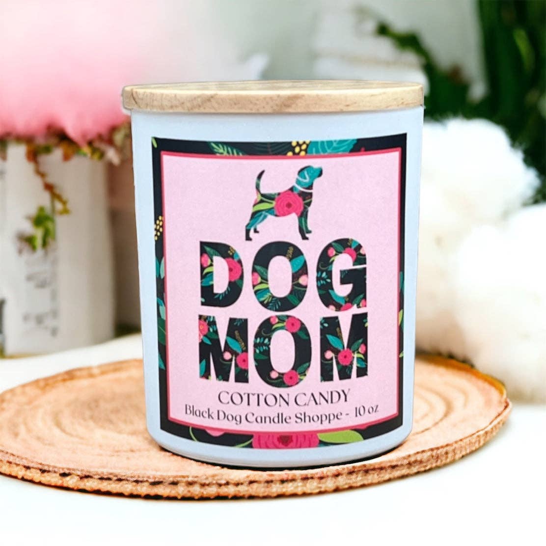 Dog Mom Cotton Candy Candle