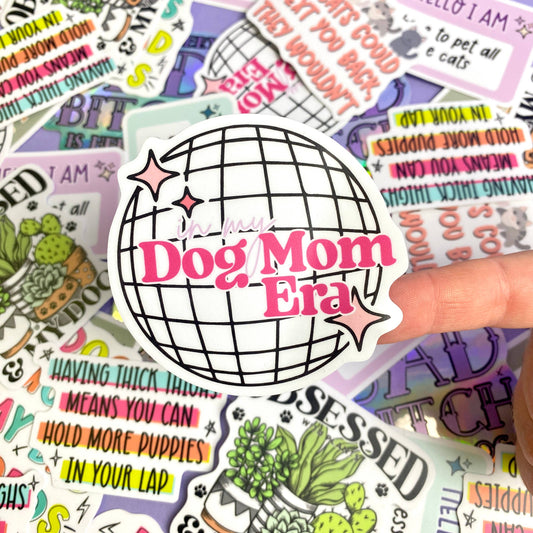 In My Dog Mom Era Die Cut Sticker