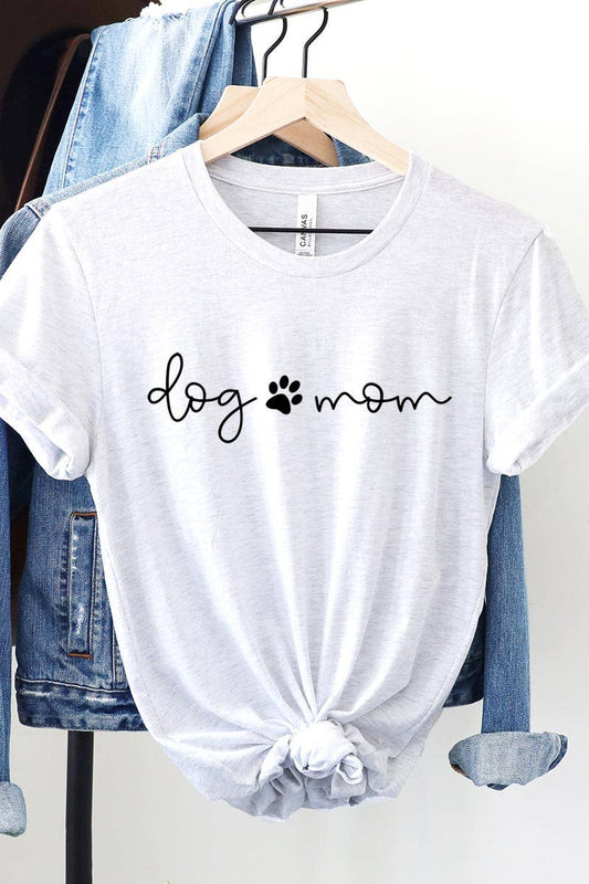 DOG MOM GRAPHIC TEE